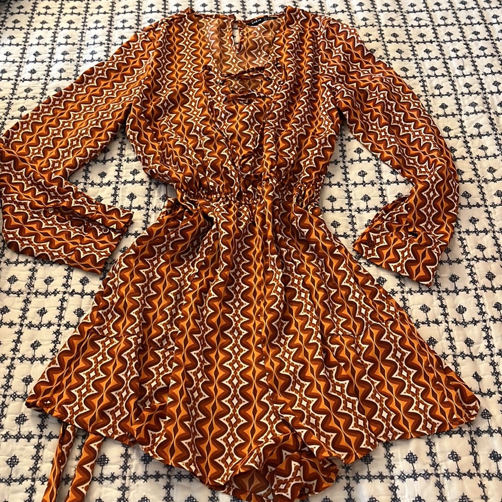Shein Boho Long Sleeve Romper - image 6